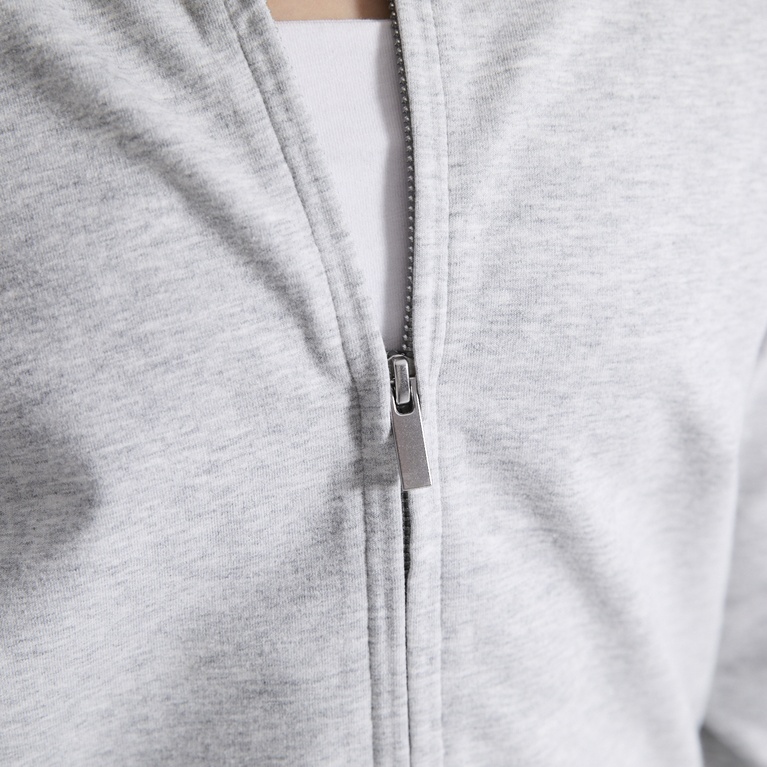 Zip sweatshirt "Tintin" Grey Melange 2